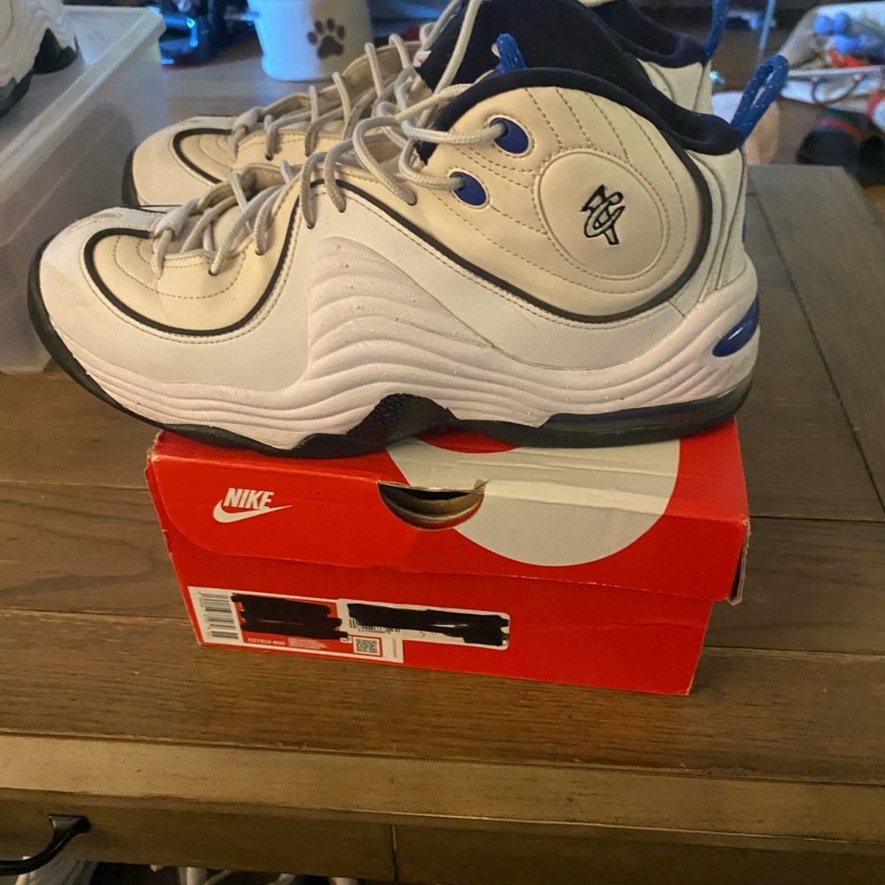 Nike and Blue Sneakers air pennies